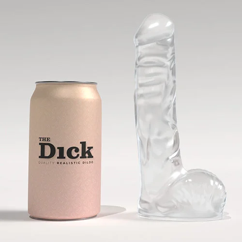 The Dick Erik Dildo 8 Inch Clear