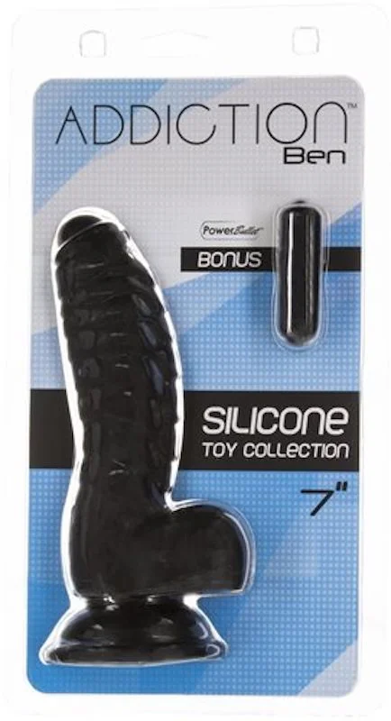 Addiction Ben 7" Dildo w/Balls + Bullet