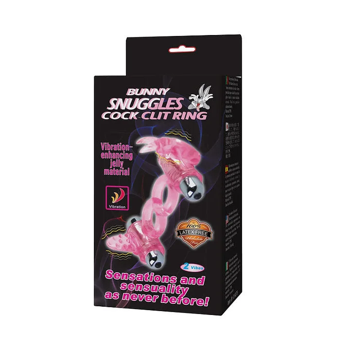 Baile Bunny Snuggles Dual Vibration Cock Clit Ring