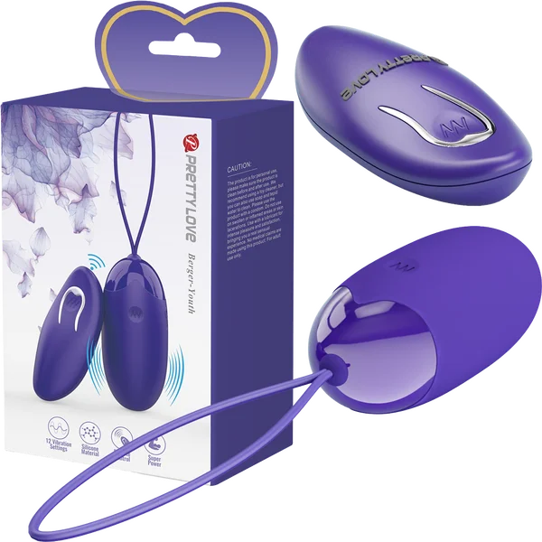 Pretty Love Vibrating Egg Berger Youth 12 Powerful Settings