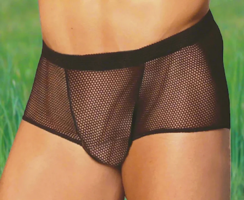 Elegant Moments Mens Fishnet Boxer