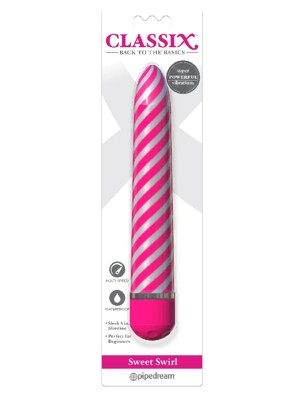 Classix Sweet Swirl Vibrator Pink