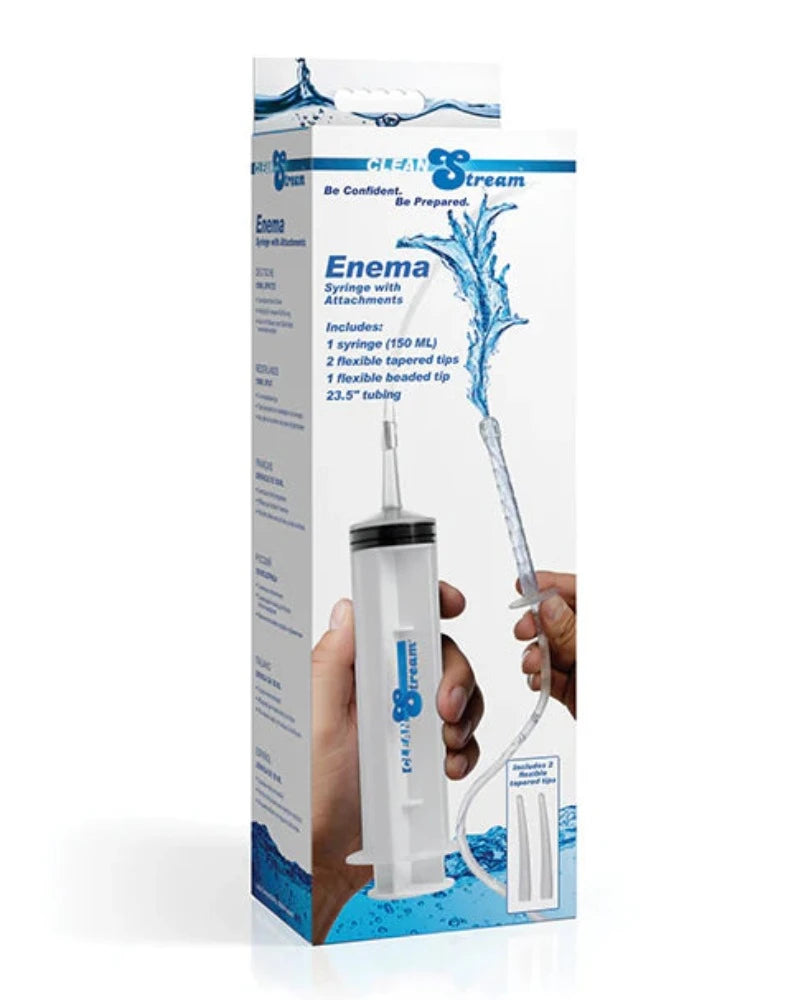 Cleanstream Enema Syringe w/Attachments