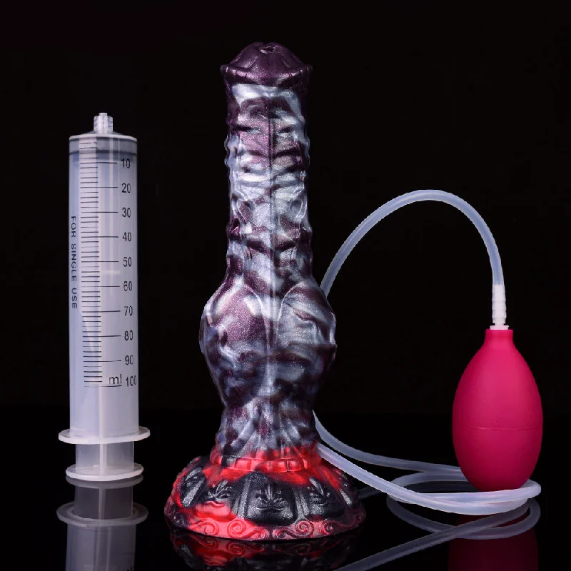 Dark Ice Monster Ejaculating Dildo - Chiron