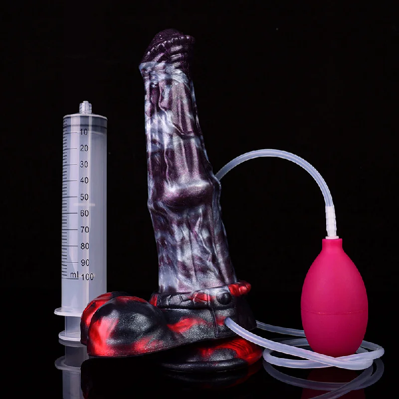 Dark Ice Monster Ejaculating Dildo - Nykur