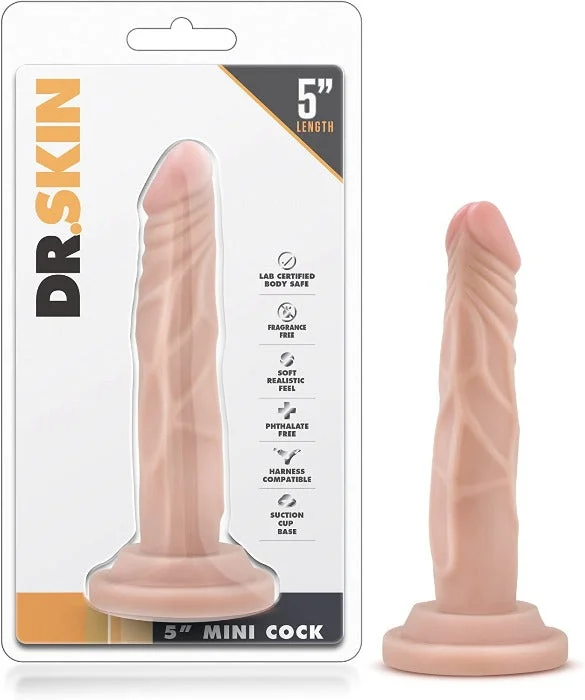 Dr. Skin 5 Inch Mini Cock -Vanilla