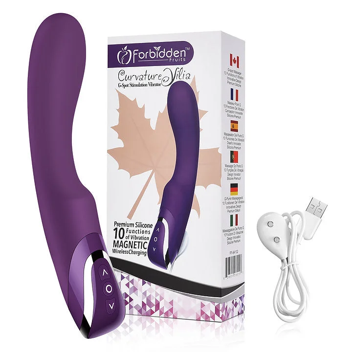 Forbidden Fruits Curvature Yilia G-Spot Vibrator USB Wireless Recharging