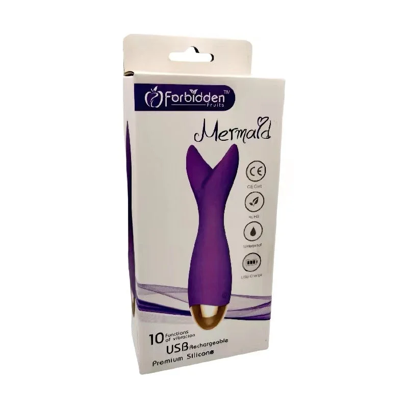 Forbidden Fruits Mermaid Clitoral Stimulator Vibrator USB Rechargeable