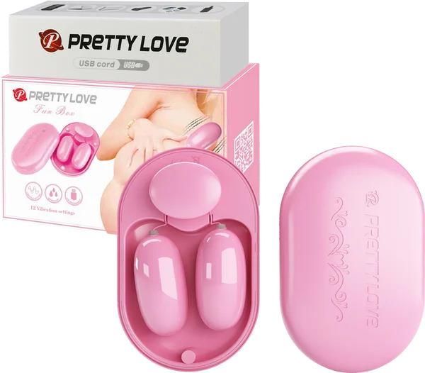 Pretty Love Fun Box of Bullets 12 Vibration Settings USB Rechargeable Waterproof