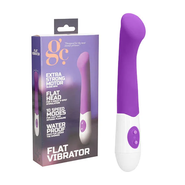 GC. Flat Vibrator - Purple 19 cm Vibrator