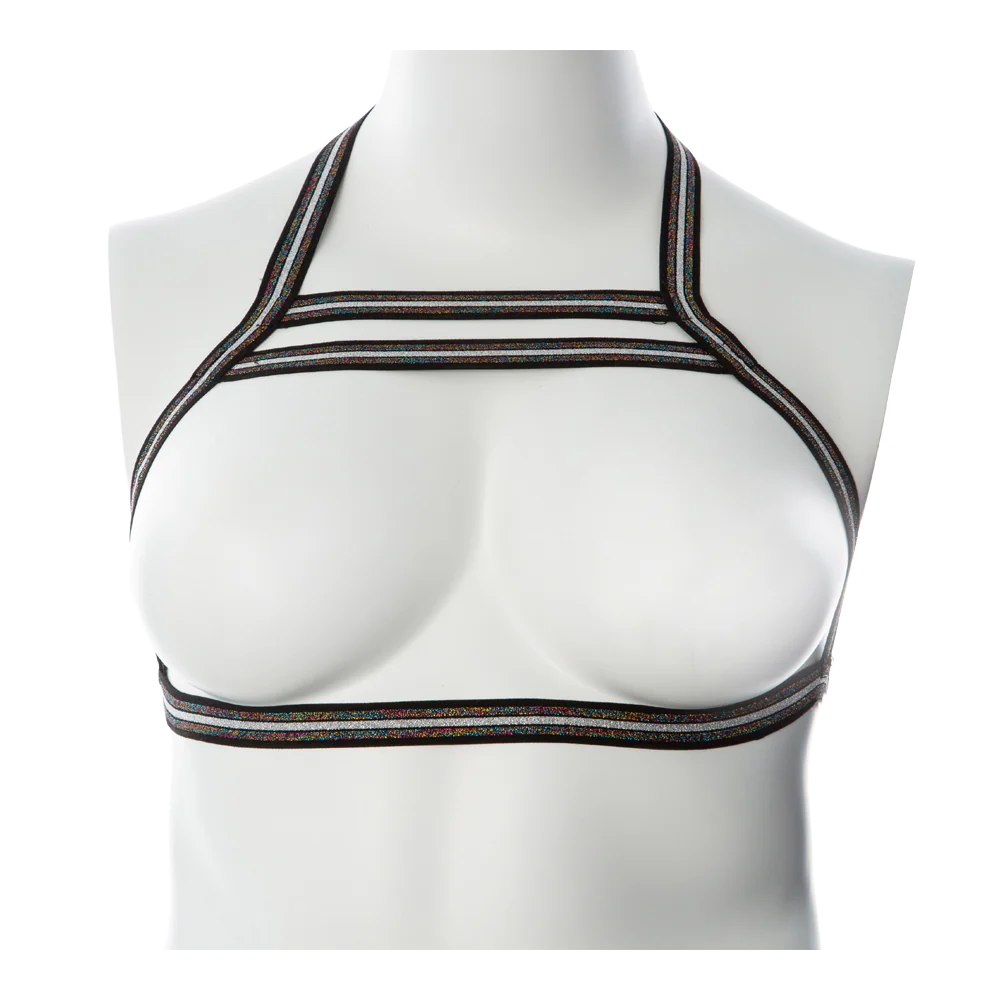 Gender Fluid ''Silver Lining'' Harness L-XXL