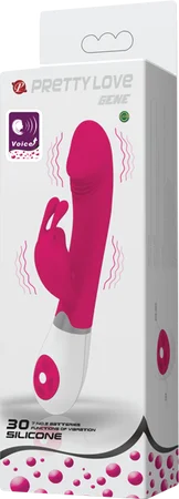 Pretty Love Rabbit G-Spot Sound Activated Vibrator Gene Voice Control 30 functions of vibration