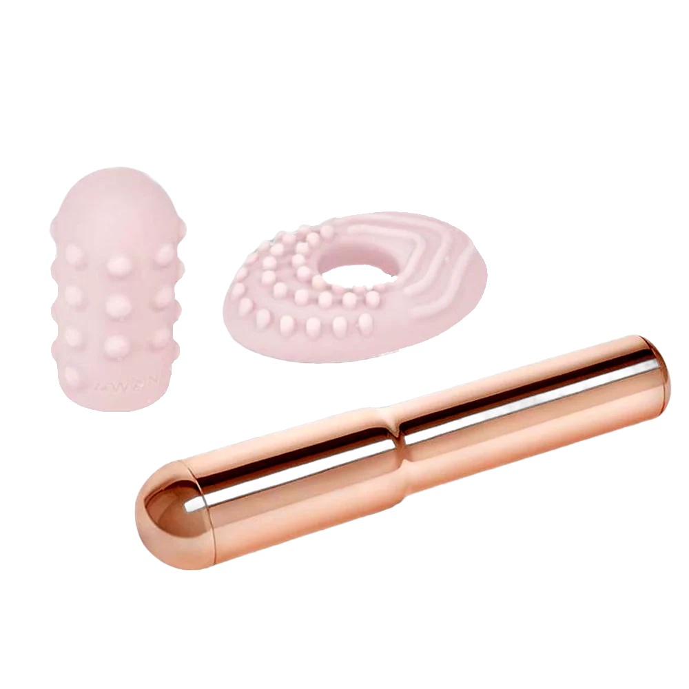 Grand Bullet Rechargeable Silione Vibrator - Rose Gold