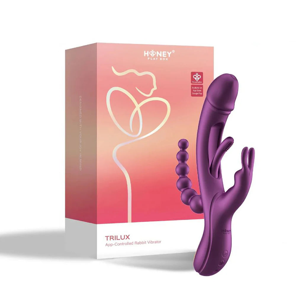 Honey ''Trilux'' App-Enabled Kinky Fingers Rabbit