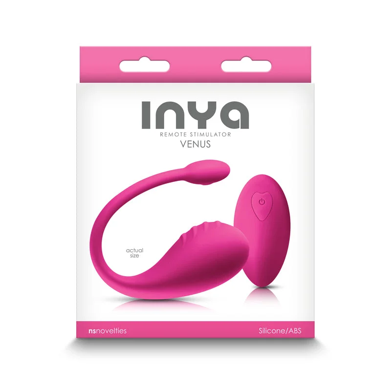 INYA Venus - Pink - Pink USB Rechargeable Stimulator with Remote