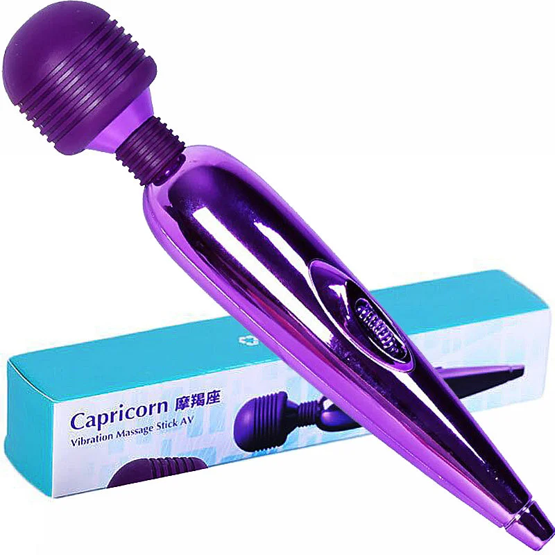 LiBo Mini Multi-Speed Wireless Power Wand Massager in Purple