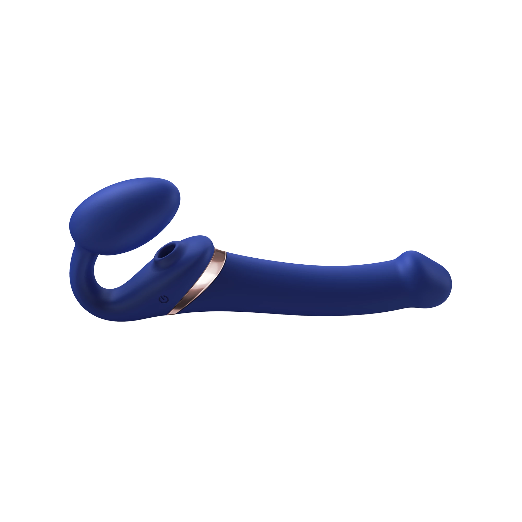 Strap on Me -  Multi Orgasm Bendable Strap-On Medium - Night Blue