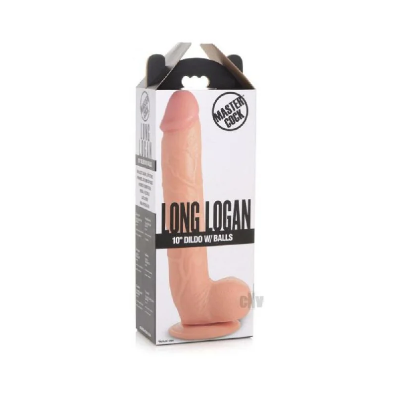 Mc Long Logan Dildo W/balls 10 Light