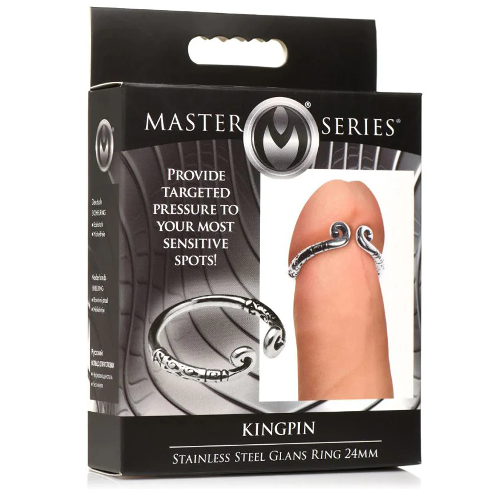 MS Kingpin Stainless Steel ''Glans'' Ring 24mm