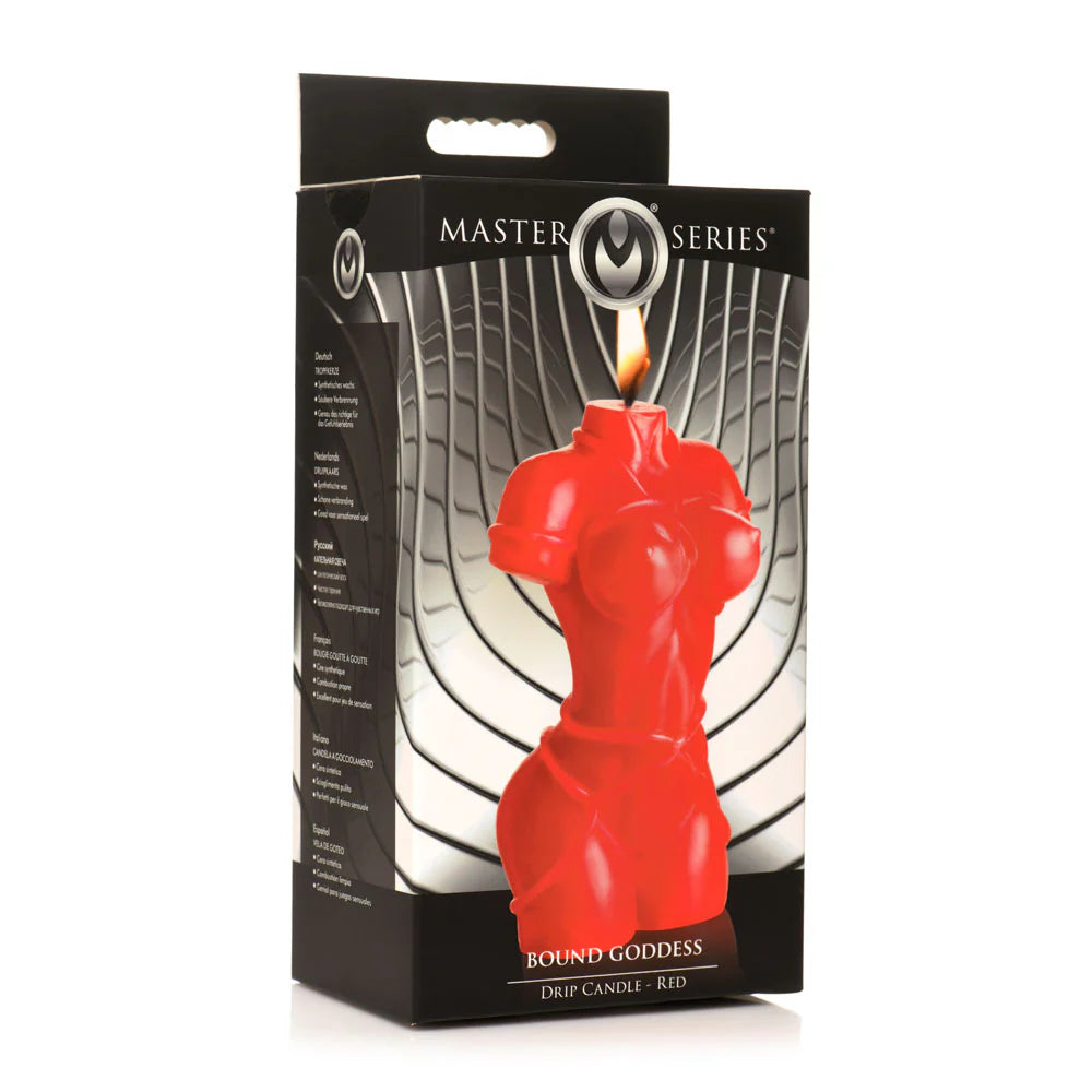 MS ''Bound Goddess'' Drip Candle -Red