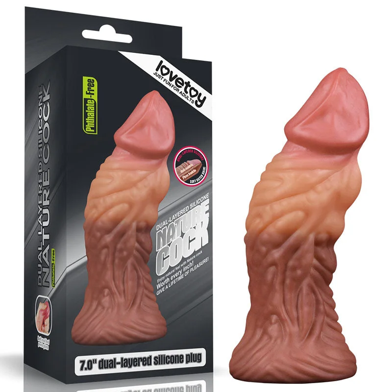 Nature Cock  7" Dual Layered Fantasy Dildo