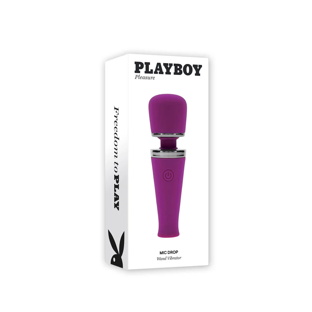 Playboy ''Mic Drop'' Wand -Purple