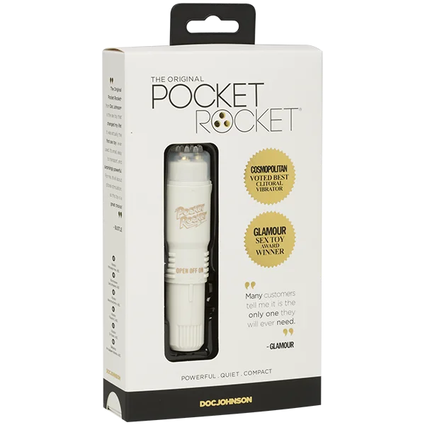 Doc Johnson Pocket Rocket - The Original Discreet Mini-Vibe Powerful Motor