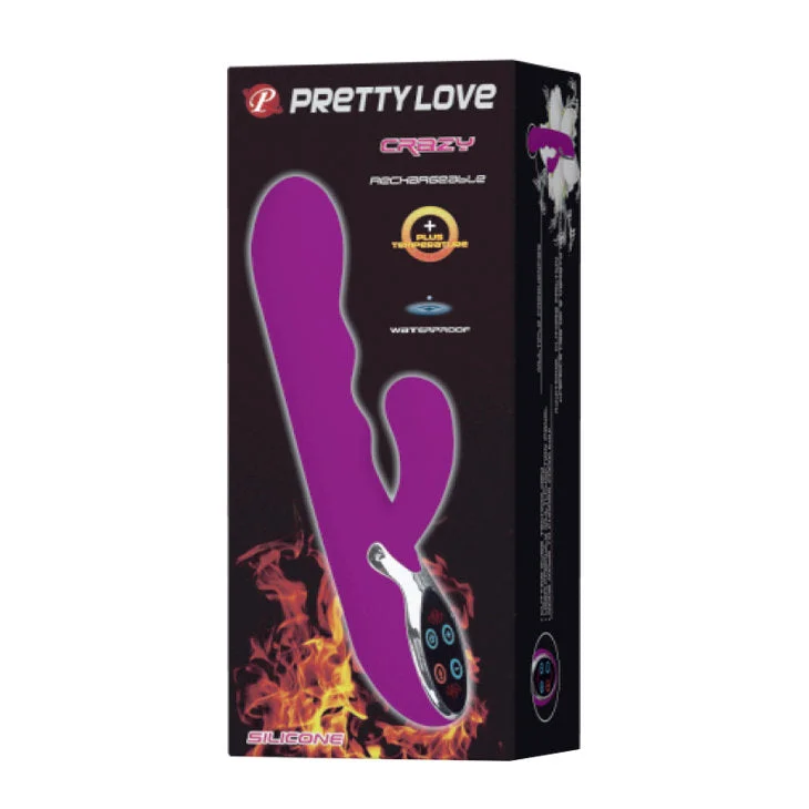 PrettyLove Crazy Rabbit Vibrator with Heating Function🔥