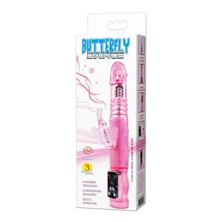 Baile Butterfly Dance Stretchable Rabbit Vibrator