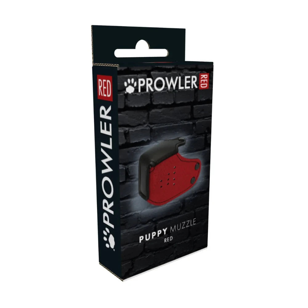 Prowler RED Puppy Muzzle -Red