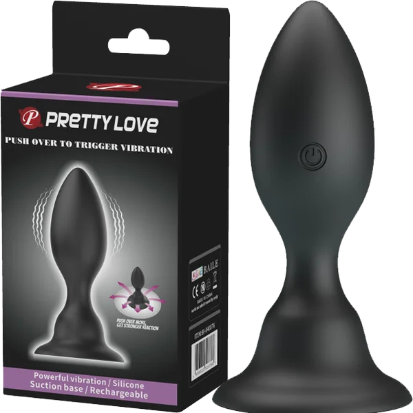 Pretty Love Push Over To Trigger Vibration Butt Plug