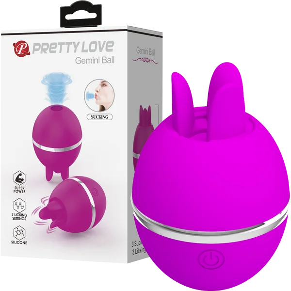 Pretty Love Gemini Ball 3 Pulsating Licking Modes Innovative Pulsation Function Rechargeable