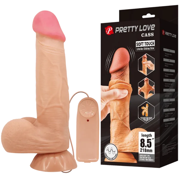 Pretty Love Sliding Skin Series Vibrating 8.5"