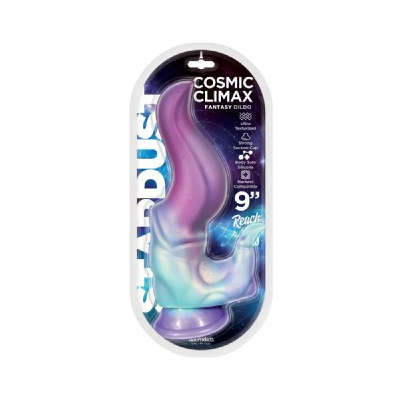 Stardust Cosmic Climax 9 In. Silicone Dildo