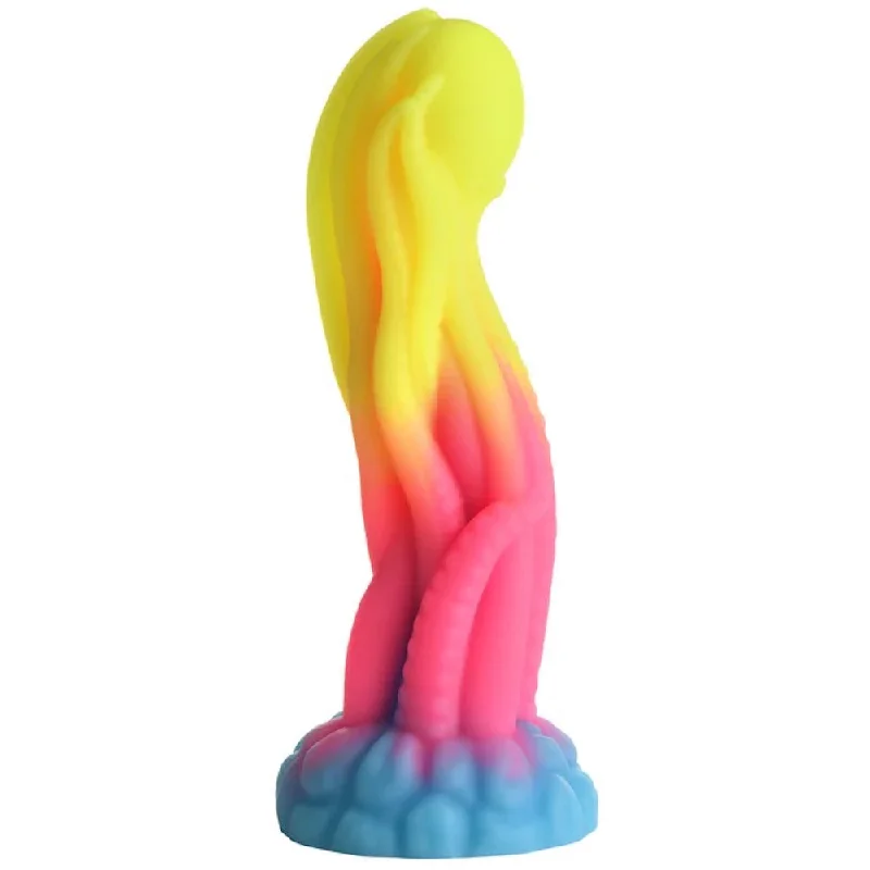 Tenta-Glow Extraterrestrial Glow in the Dark Silicone Dildo