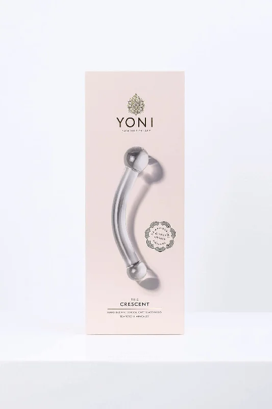 The Crescent Glass Dildo Pleasure Wand