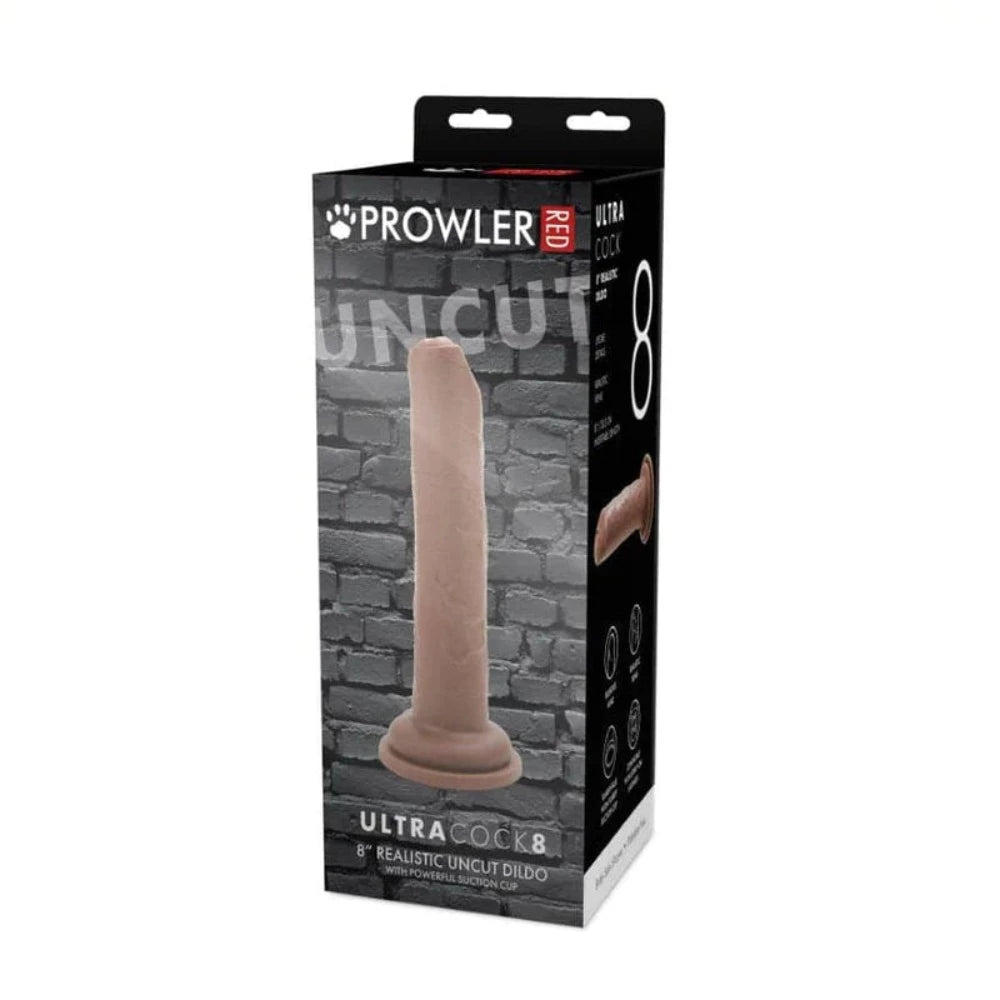 Prowler ''Uncut'' Ultra Cock 8'' Dildo