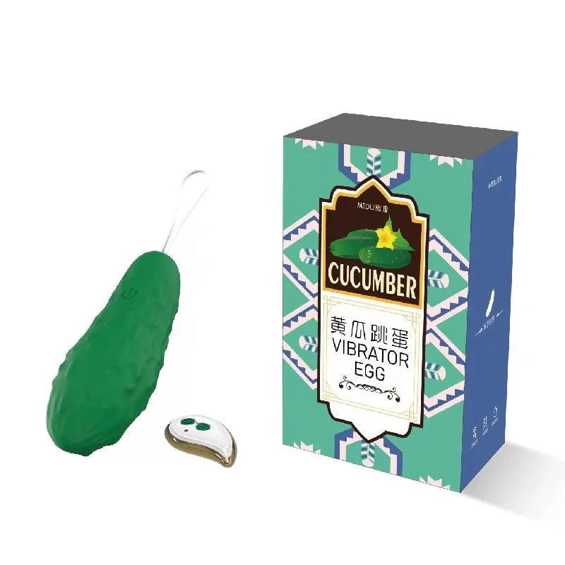 Vegetable Series Cucumber Female Remote Control Small Vibrating Egg