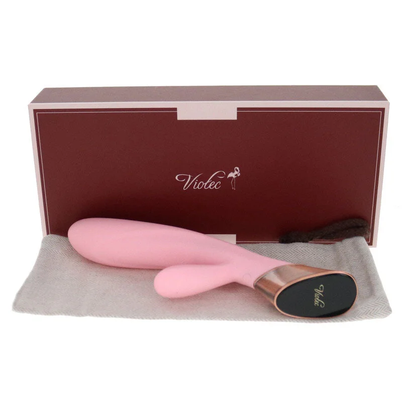 Blossom Touch Panel Rabbit Vibrator in Pink