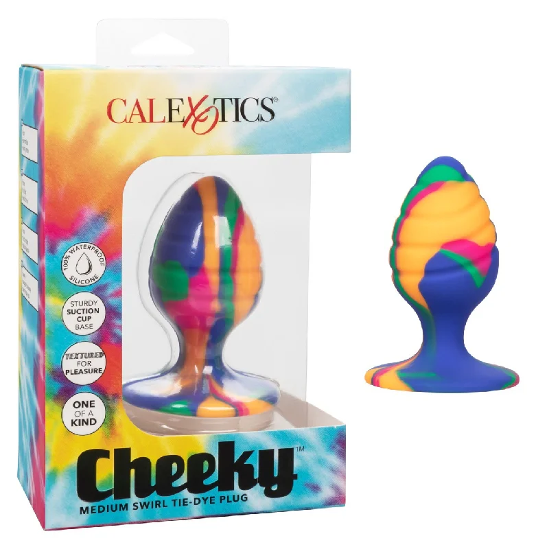 CalExotics Cheeky Swirl Tie -Dye Plug - Medium