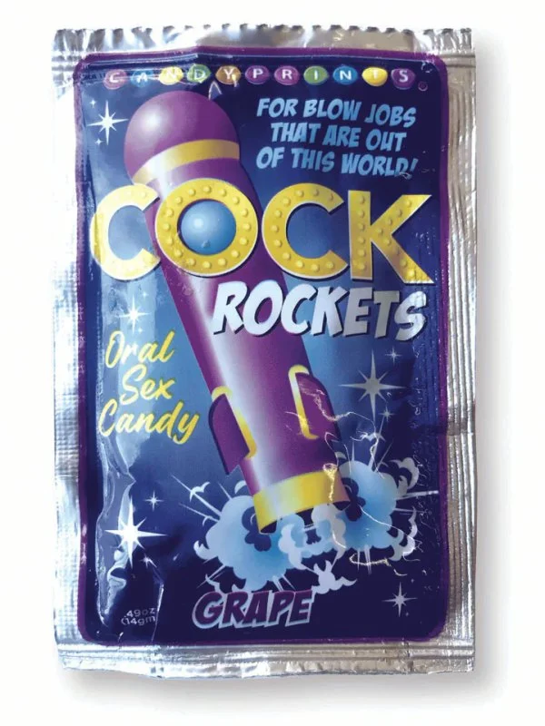 Cock Rockets Oral Sex Candy Grape Flavour