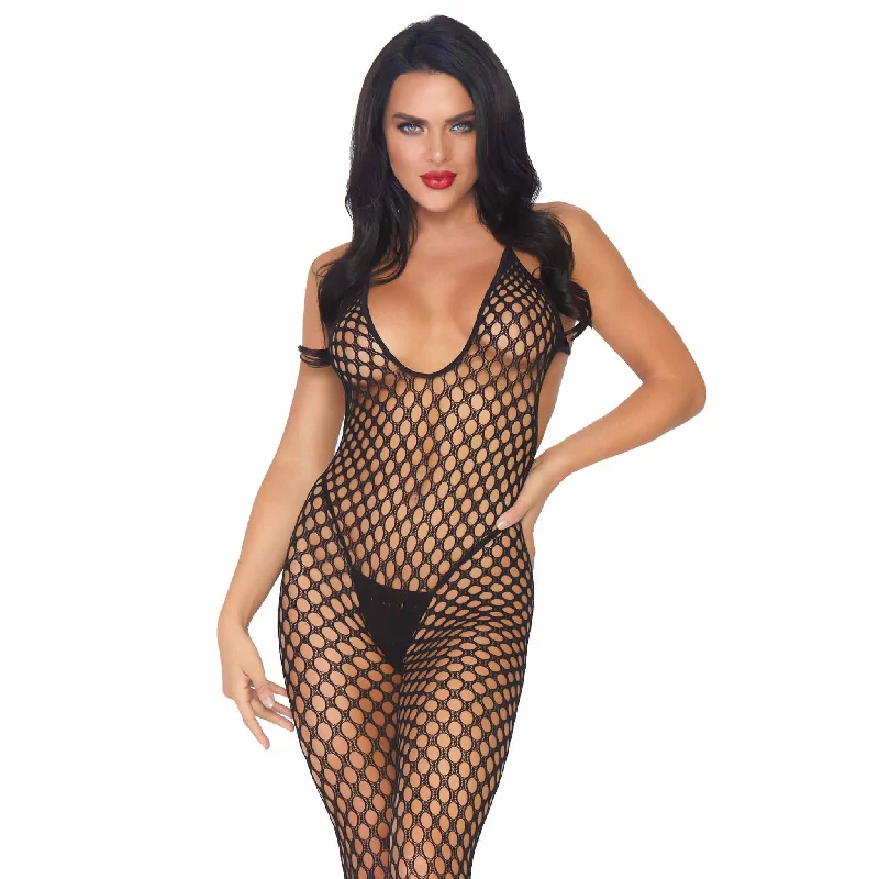 Crochet Net Footless Bodystocking