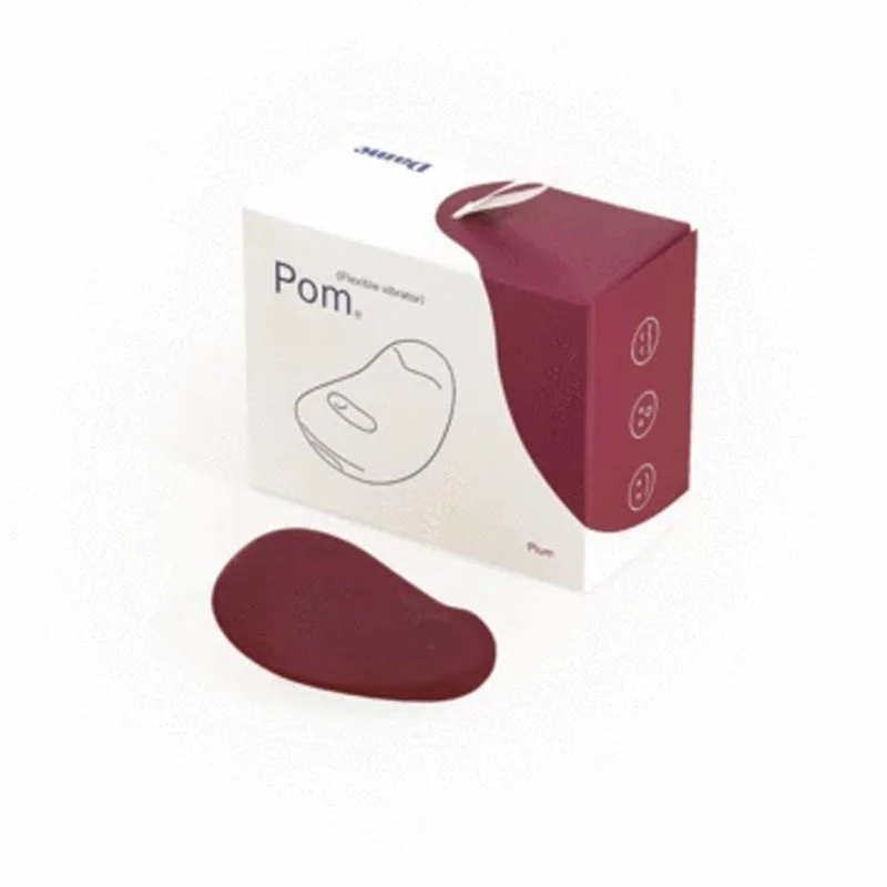 Dame Pom Rechargeable Silicone Flexible Vibrator Plum