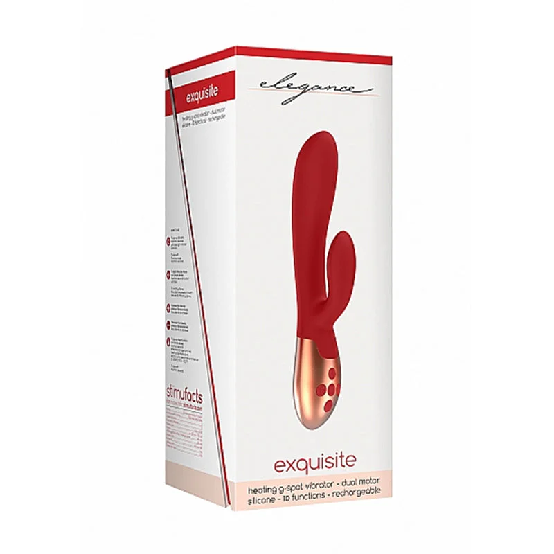 Elegance Exquisite Heating Vibrator - Red