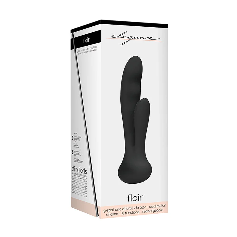 Elegance Rechargeable G-Spot Vibrator - Black