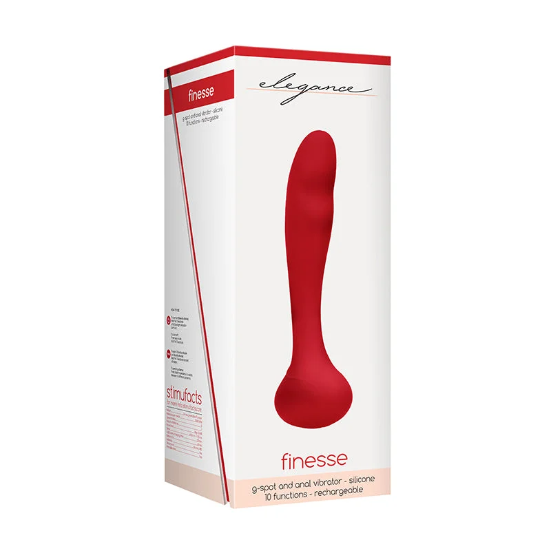 Elegance Rechargeable G-Spot Vibrator - Red