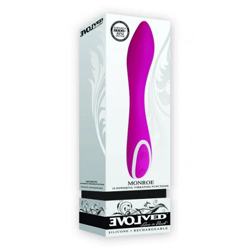 Evolved Monroe Rechargeable Silicone G-Spot Vibrator Pink