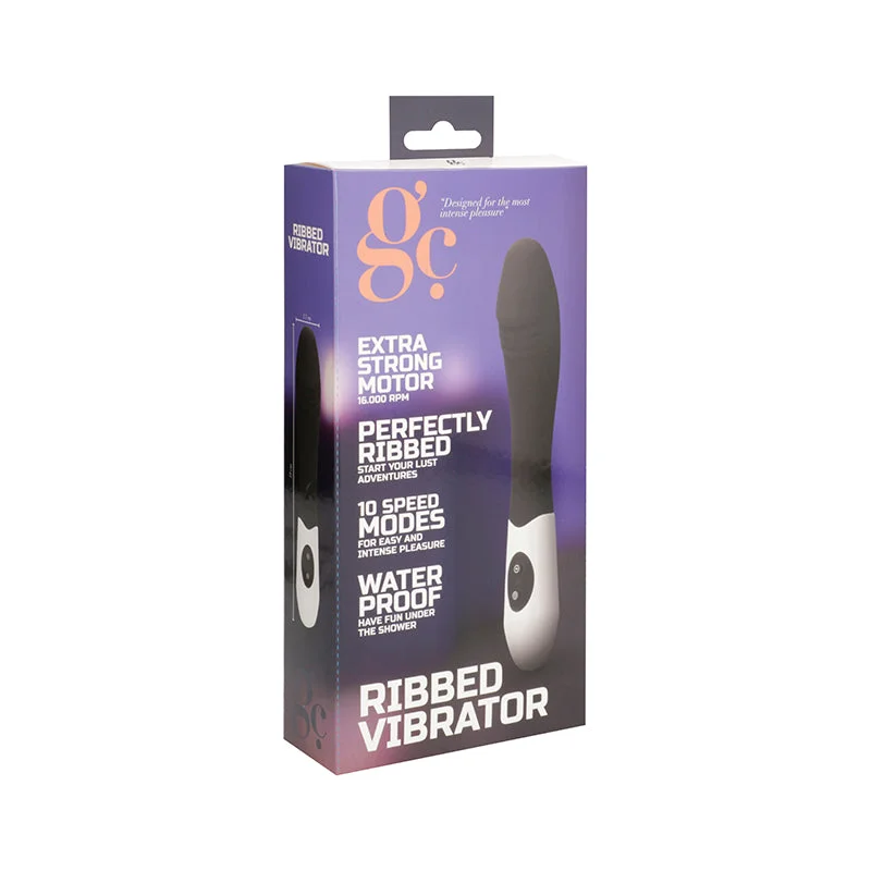 GC Ribbed Vibrator - Black