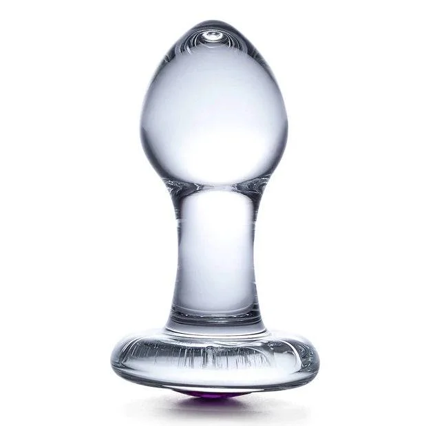 Glas 3.5Inch Bling Bling Glass Butt Plug