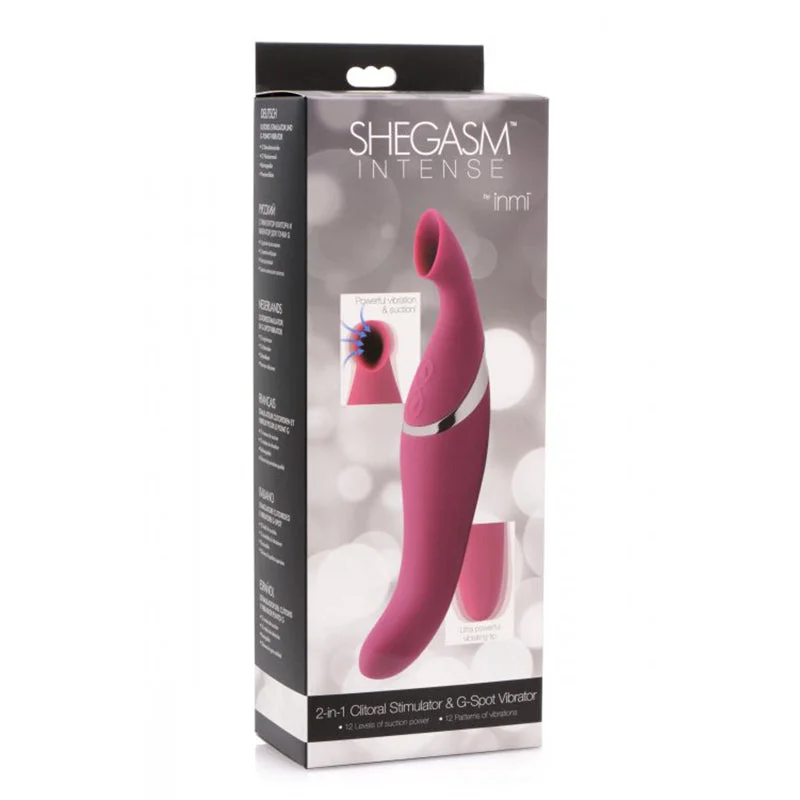 Inmi Shegasm Intense 2-In-1 Clitoral Stimulator & G-Spot Vibrator